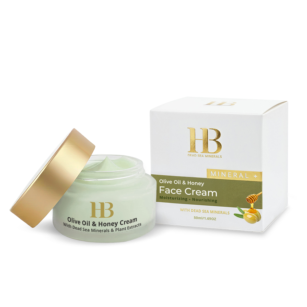 HB Mineral+ Krem do Twarzy z Oliwą z Oliwek i Miodem (50 ml)