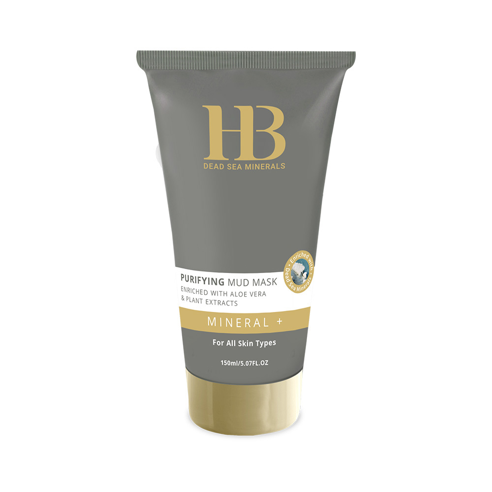 HB Mineral+ Oczyszczająca Maseczka Błotna z Aloesem i Ekstraktami Roślinnymi (150 ml)