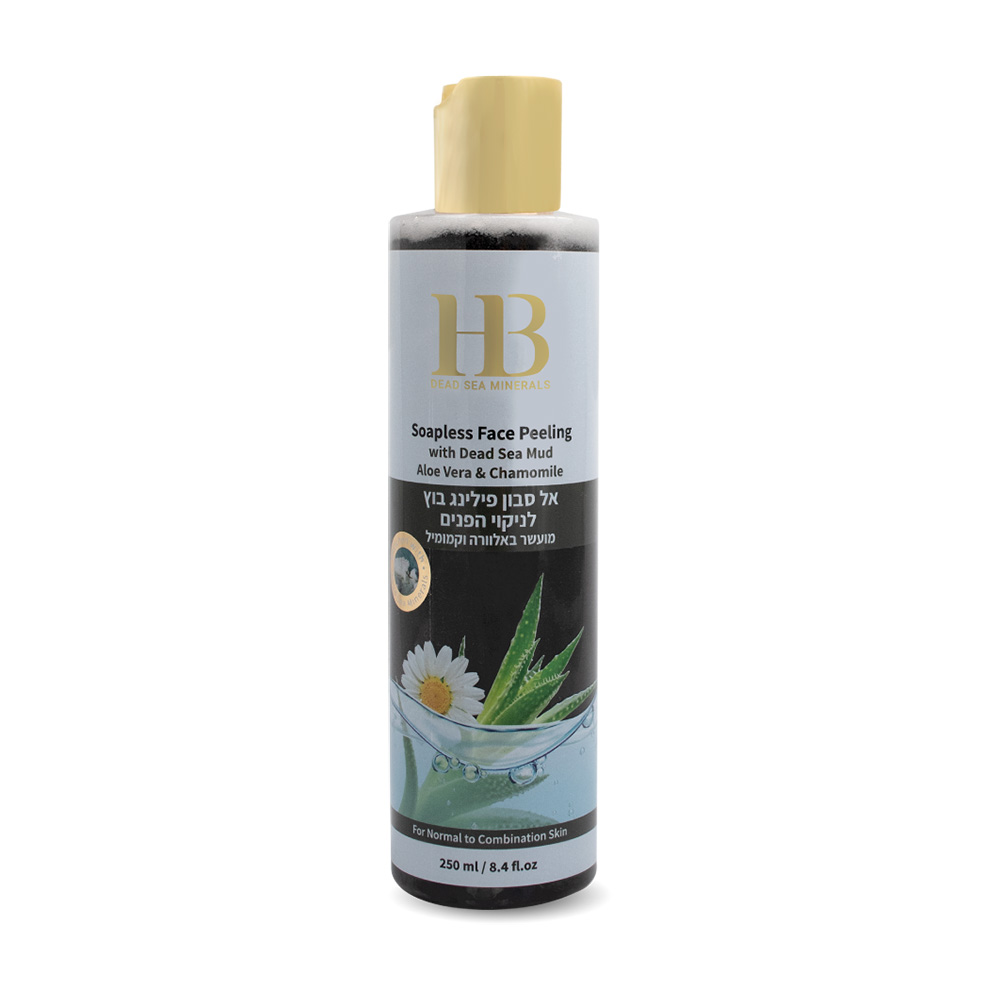 HB Bezmydlany Peeling do Twarzy z Błotem Morza Martwego, Aloesem i Rumiankiem (250 ml)