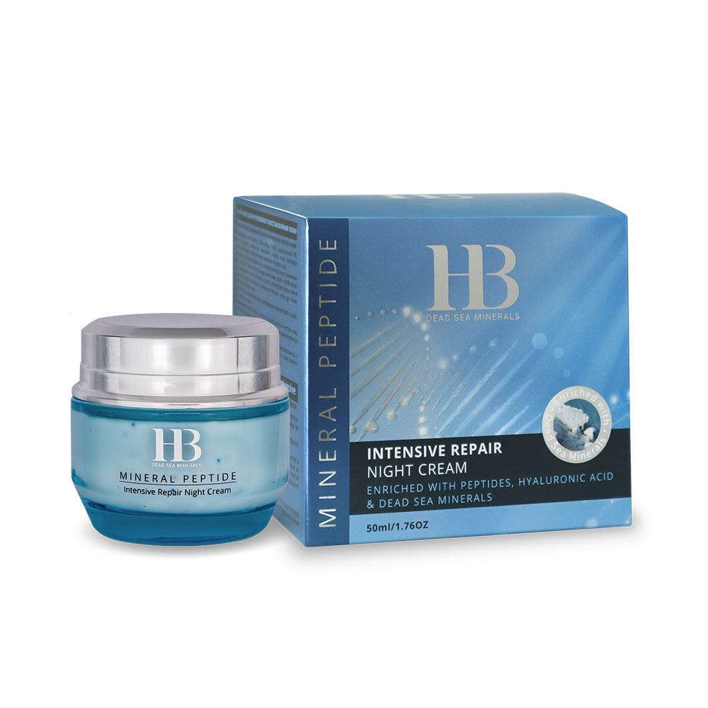 HB Mineral Peptide Intensywny Krem Regenerujący na Noc z Kwasem Hialuronowym (50 ml)
