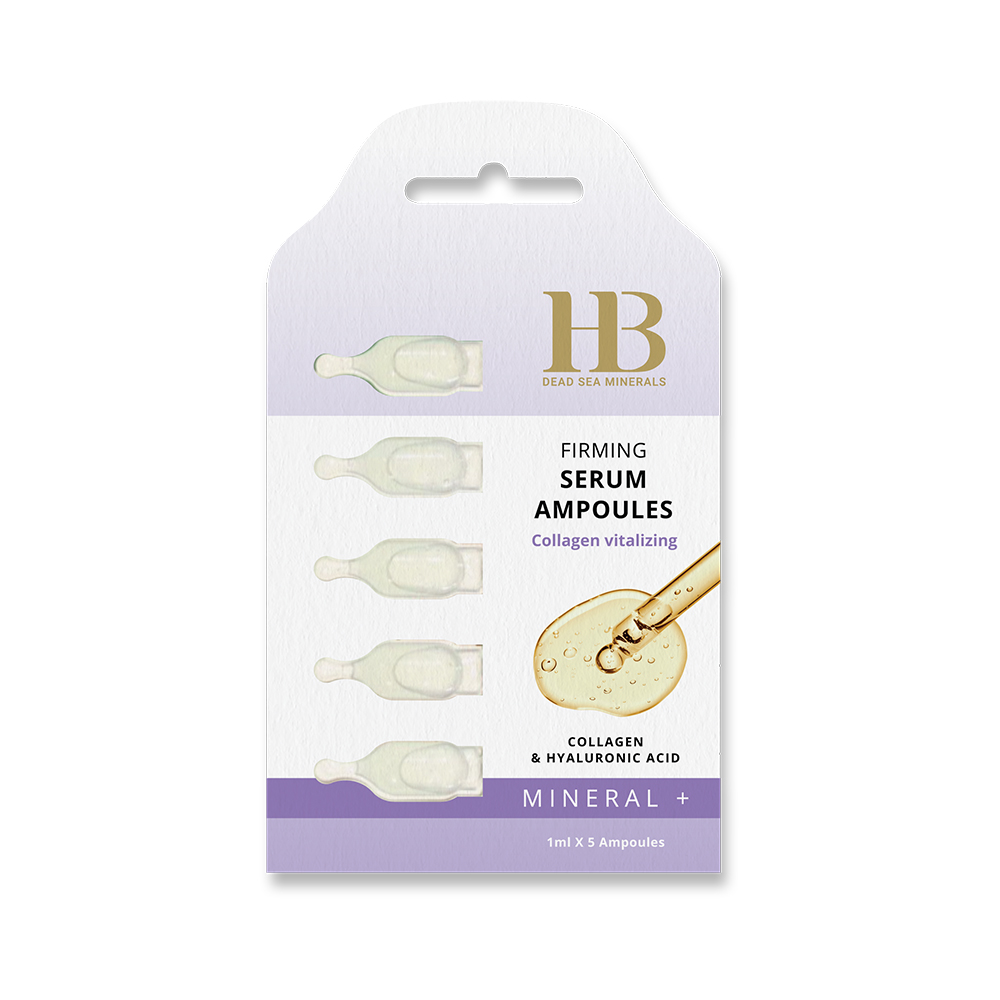 HB Mineral+ Ujędrniające Ampułki Serum z Kolagenem i Kwasem Hialuronowym